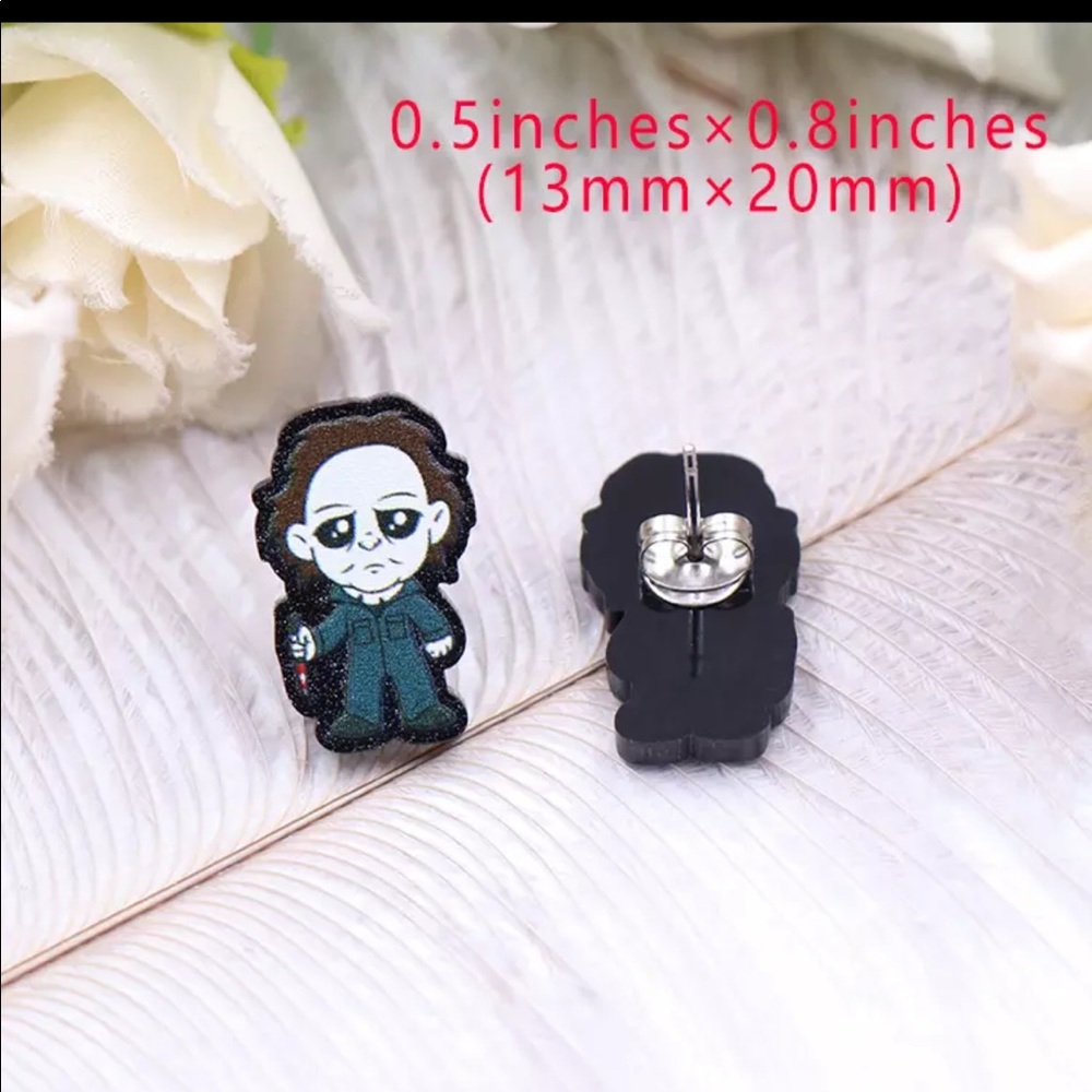 Mike Myers Halloween Earrings